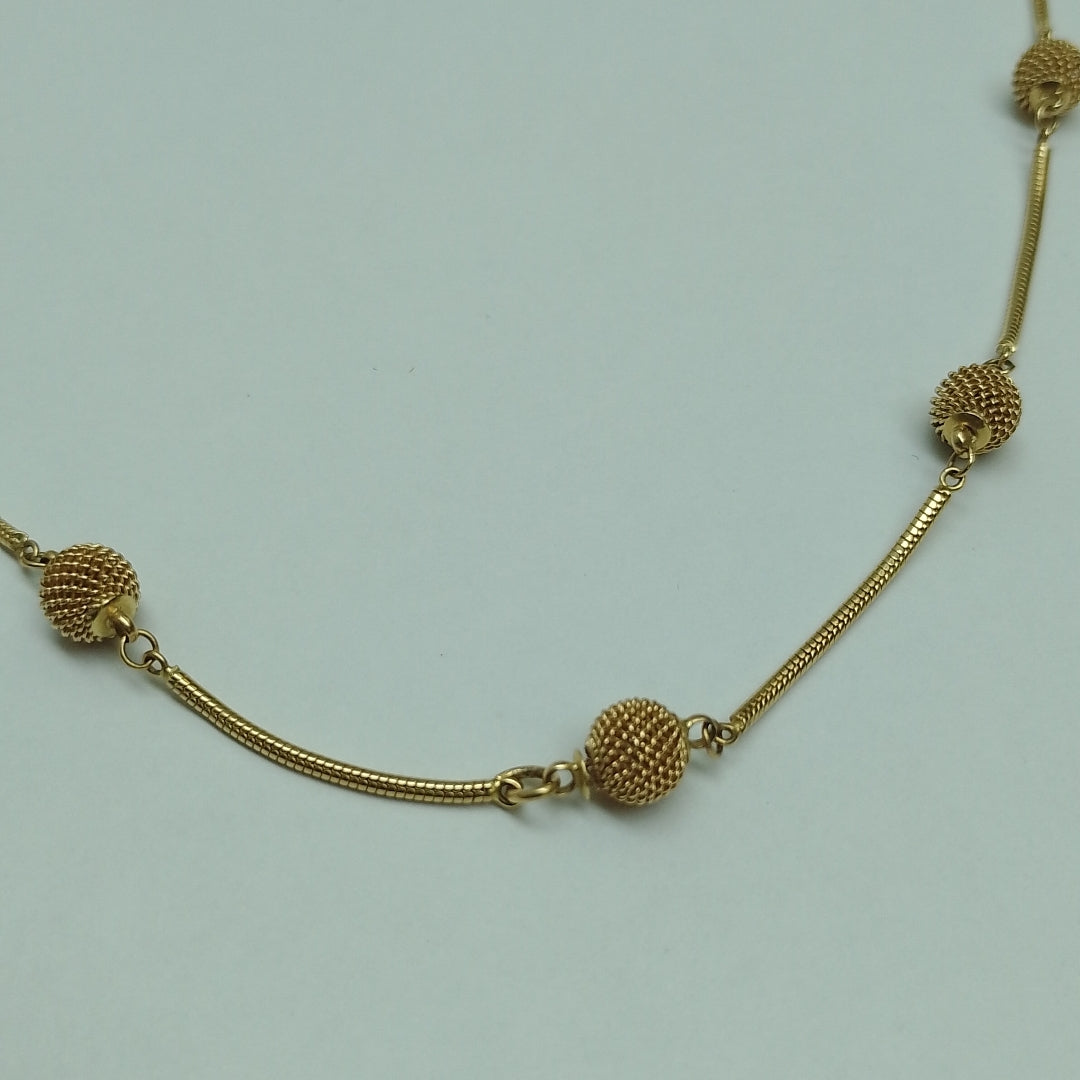 GARGANTILLA ORO 14 K 12.4 GRMS (SEMINUEVO)