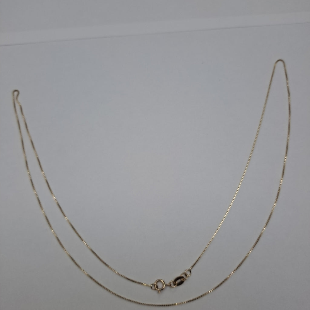 CADENA VENECIANO 14K 55 CM 1.7 GR (NUEVO)