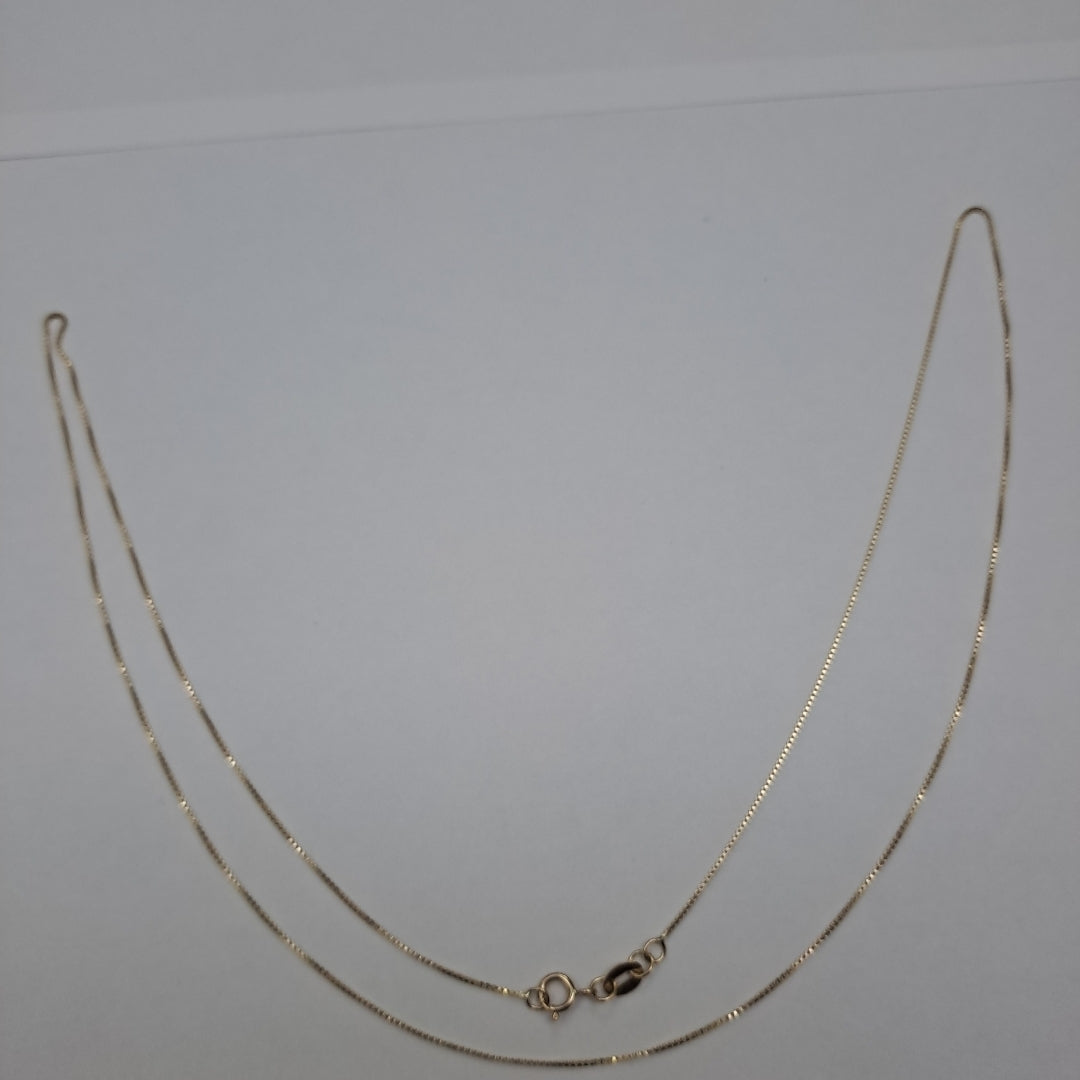 CADENA VENECIANO 14K 55 CM 1.7 GR (NUEVO)