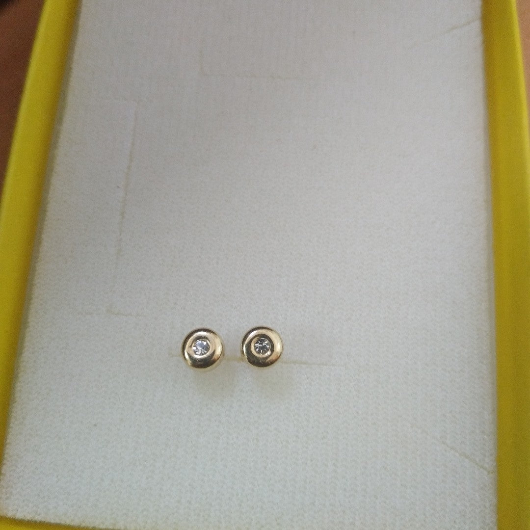 BROQUELES BROQUEL C CIRCONIA 14K 0.27 GR (NUEVO)