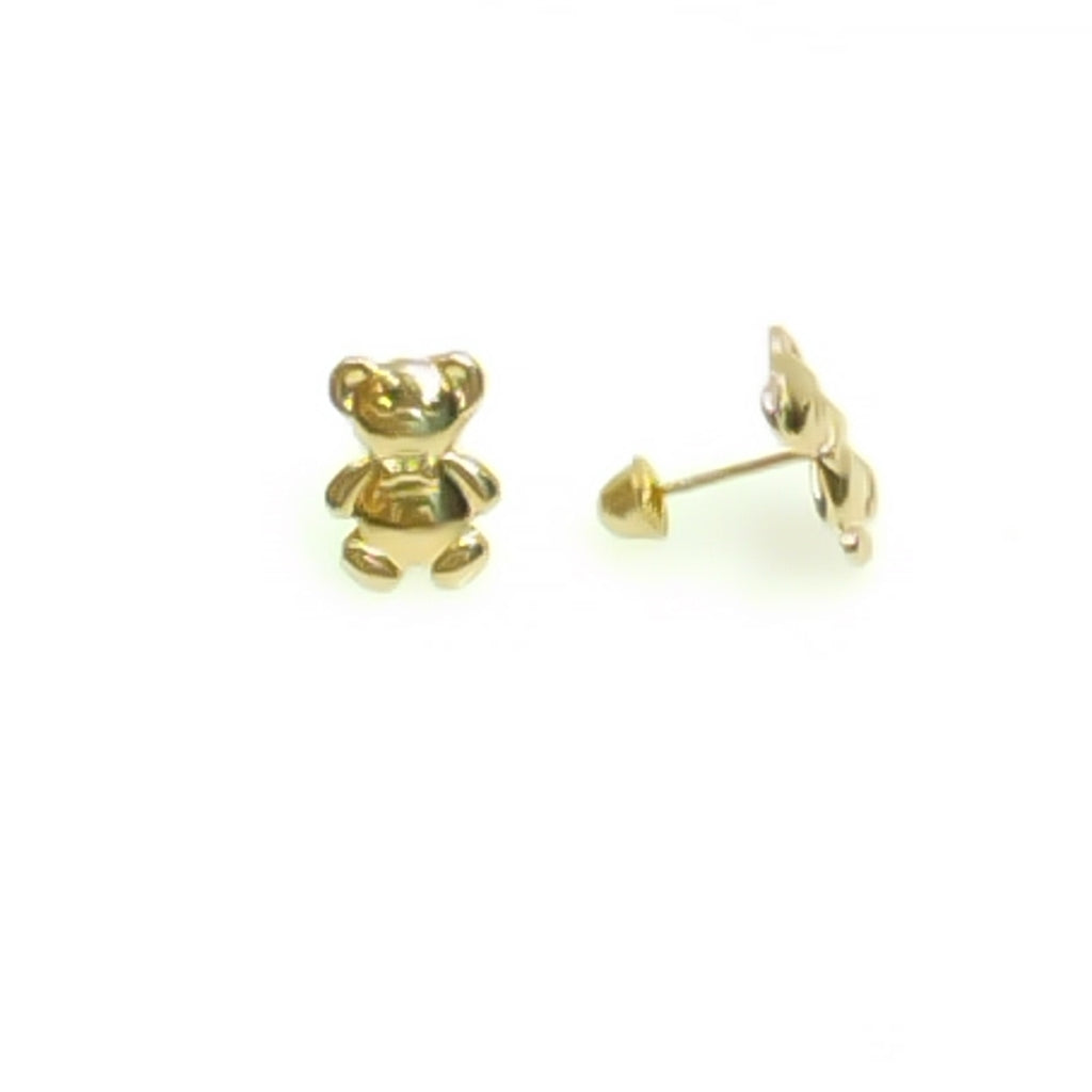 BROQUELES BROQUEL FIG OSO 14K 0.2592 GR (NUEVO)