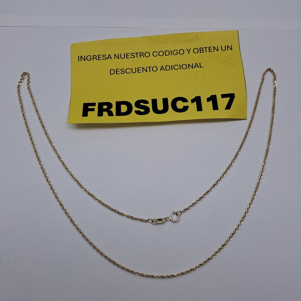 CADENA TORZAL 10K 55 CM 4.7 GR (NUEVO)