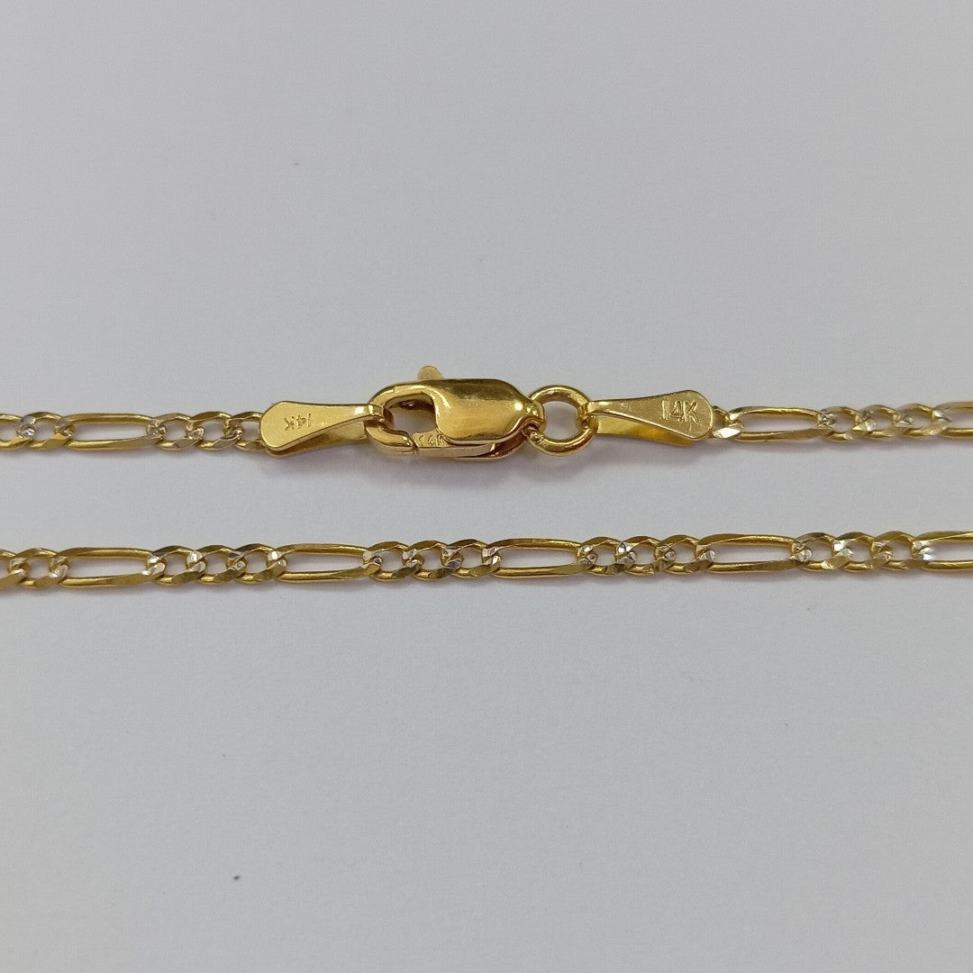 CADENA 3X1 14K 60 CM 3.9 GR (NUEVO)