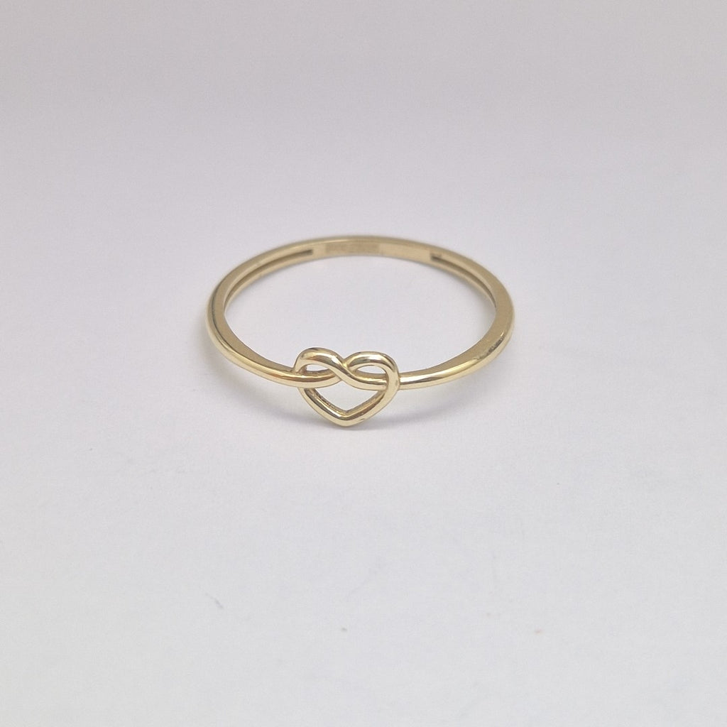 ANILLOS ANILLITO FIG CORAZON 10K TALLA 8 0.9 GR (NUEVO)