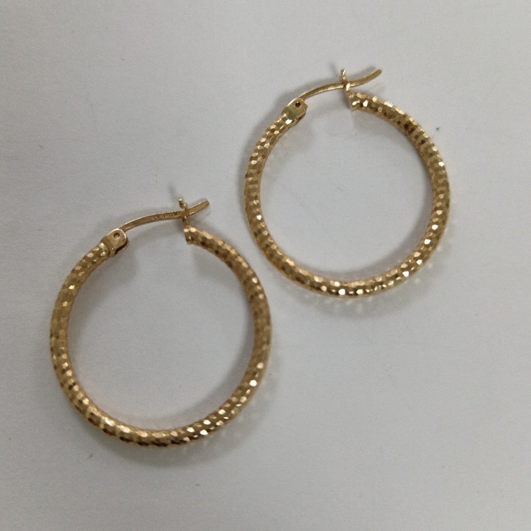 ARRACADAS PAR ORO 14 K 2.5 GRMS (SEMINUEVO)