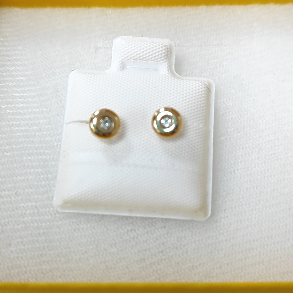 BROQUELES BROQUEL C CIRCONIA 14K 0.27 GR (NUEVO)