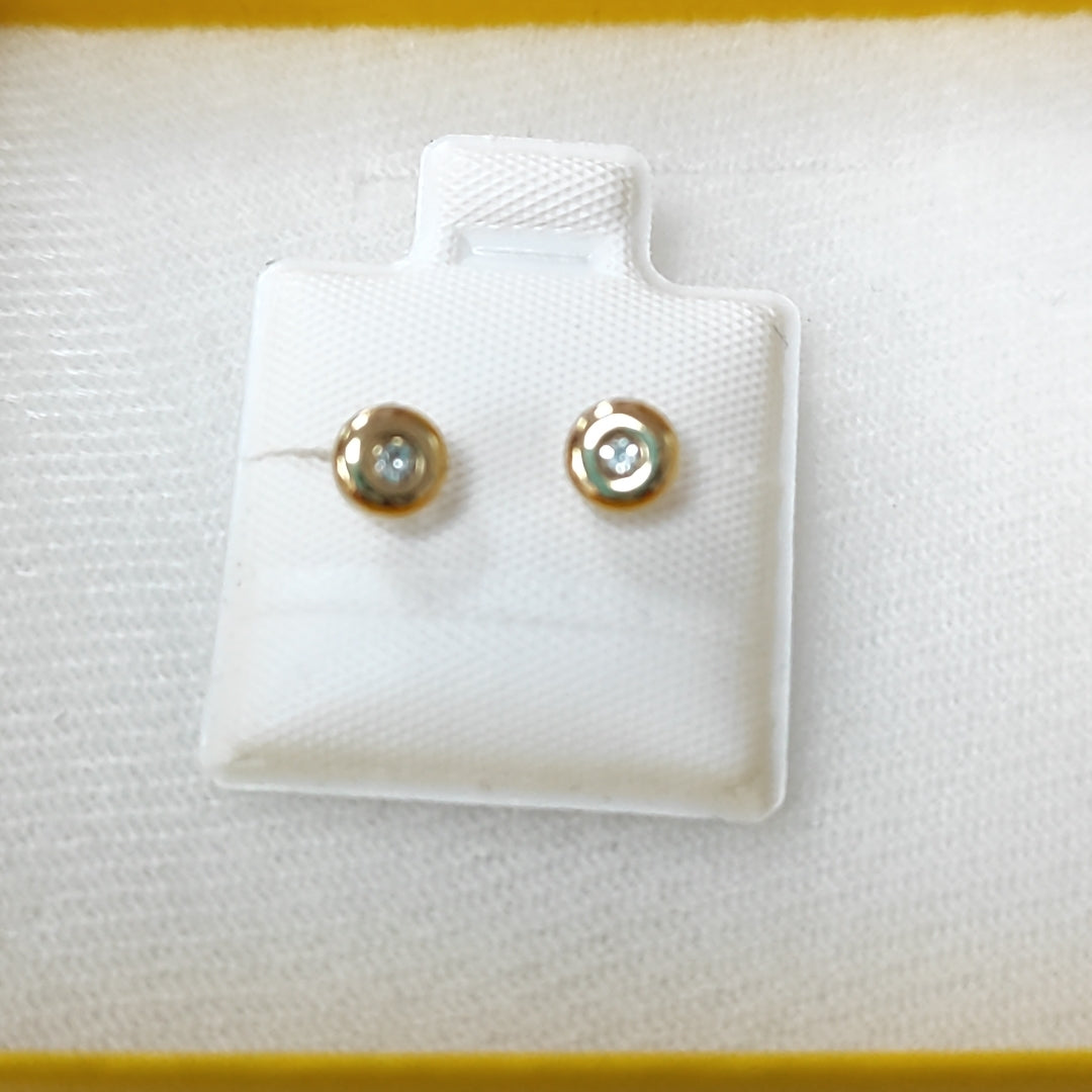 BROQUELES BROQUEL C CIRCONIA 14K 0.27 GR (NUEVO)