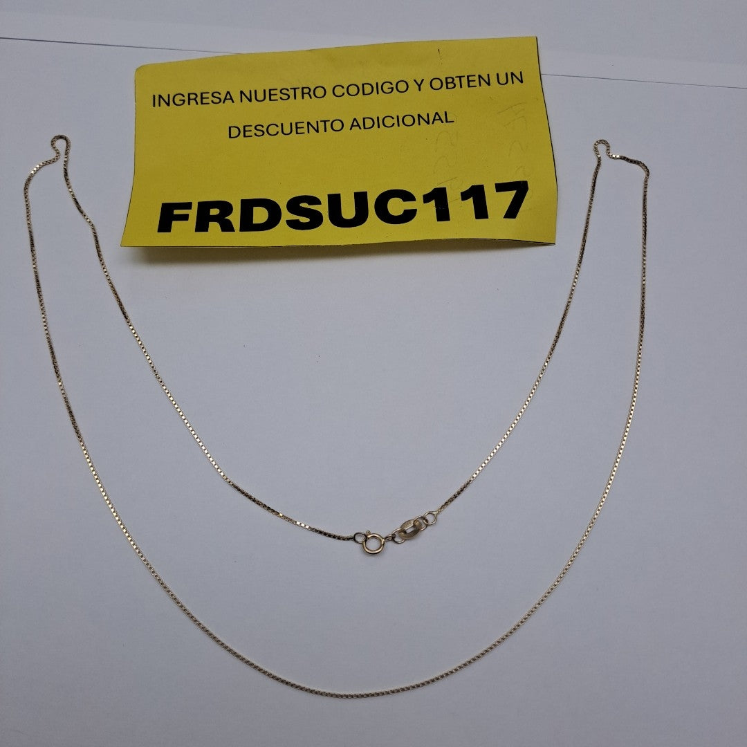 CADENA VENECIANO 14K 60 CM 2.6 GR (NUEVO)