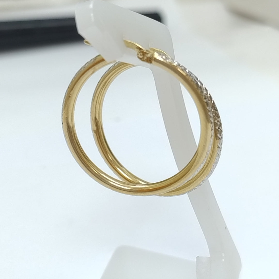 ARRACADAS PAR ORO 14 K 2.2 GRMS (SEMINUEVO)