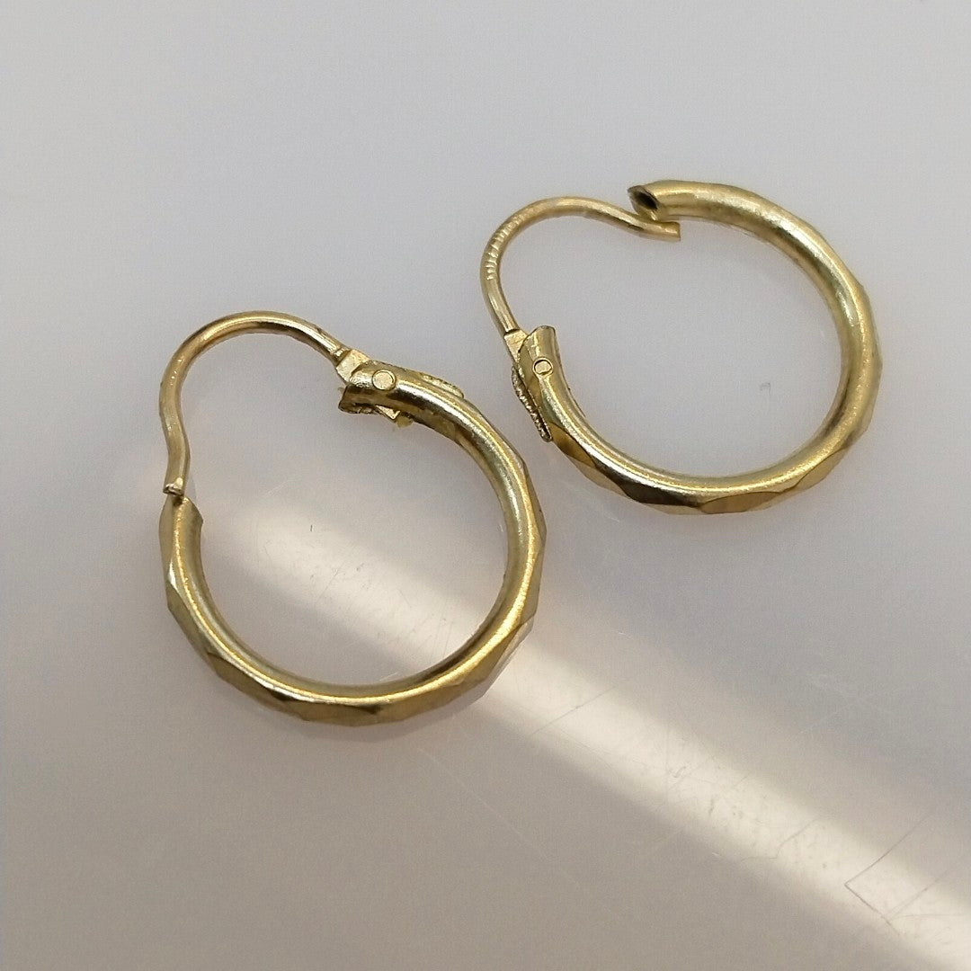 ARRACADAS PAR ORO 10 K 0.9 GRMS (SEMINUEVO)