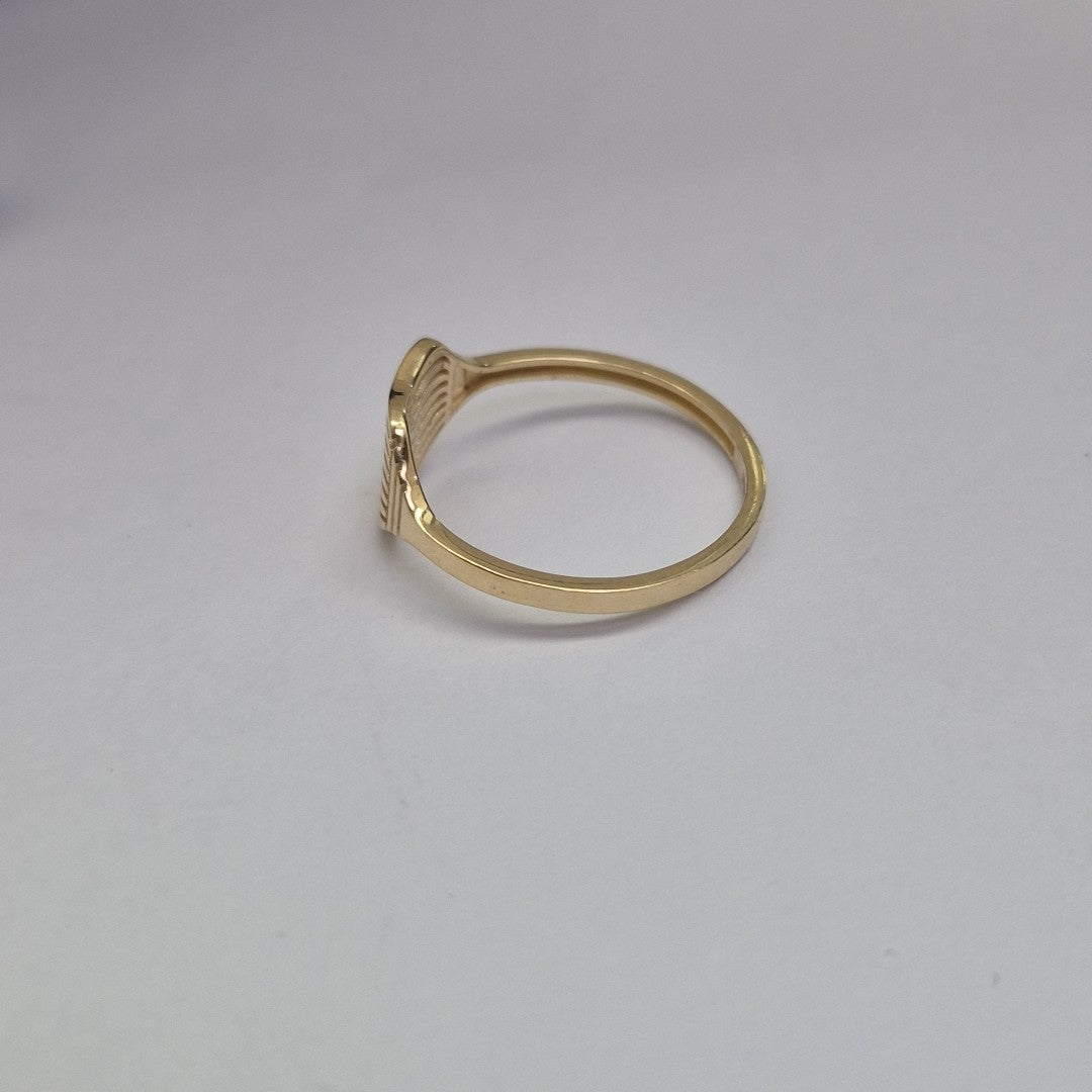 ANILLOS CORAZON 14K TALLA 8 1.8 GR (NUEVO)