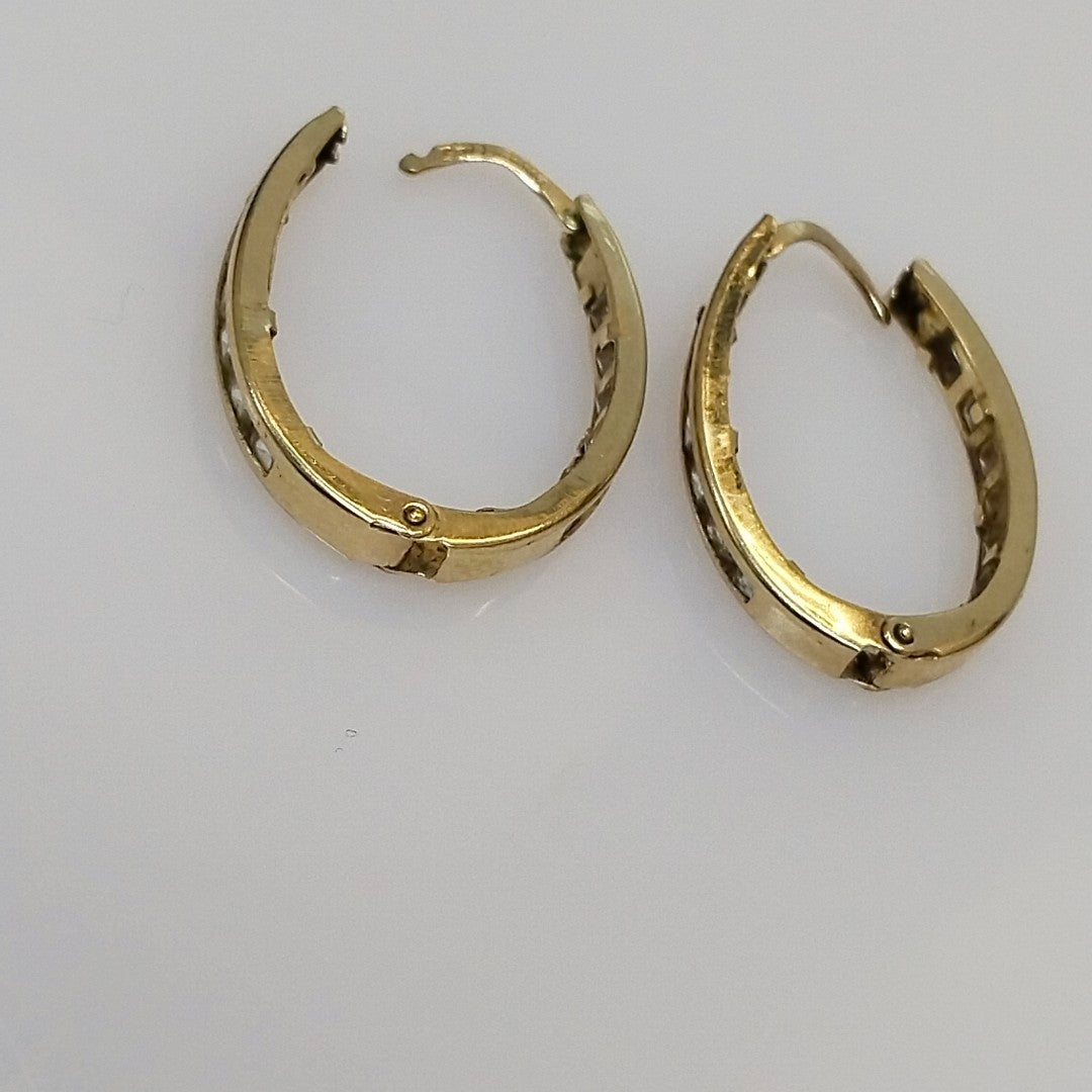 ARRACADAS PAR ORO 10 K 1,90 GRMS (SEMINUEVO)