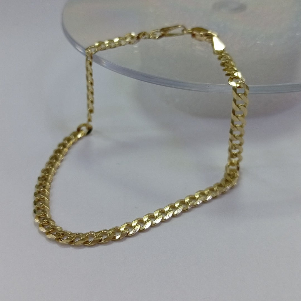 PULSERA BARBADA 14K 18 CM 3.2 GR (NUEVO)