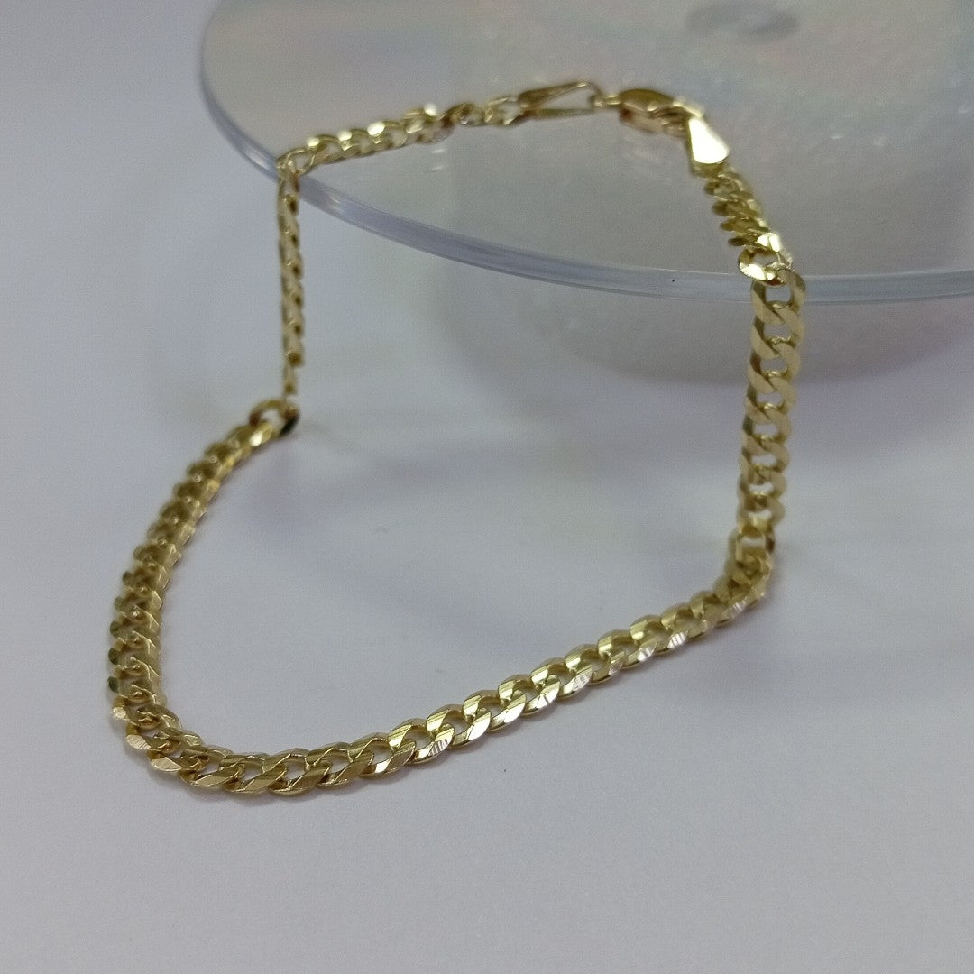 PULSERA BARBADA 14K 18 CM 3.2 GR (NUEVO)