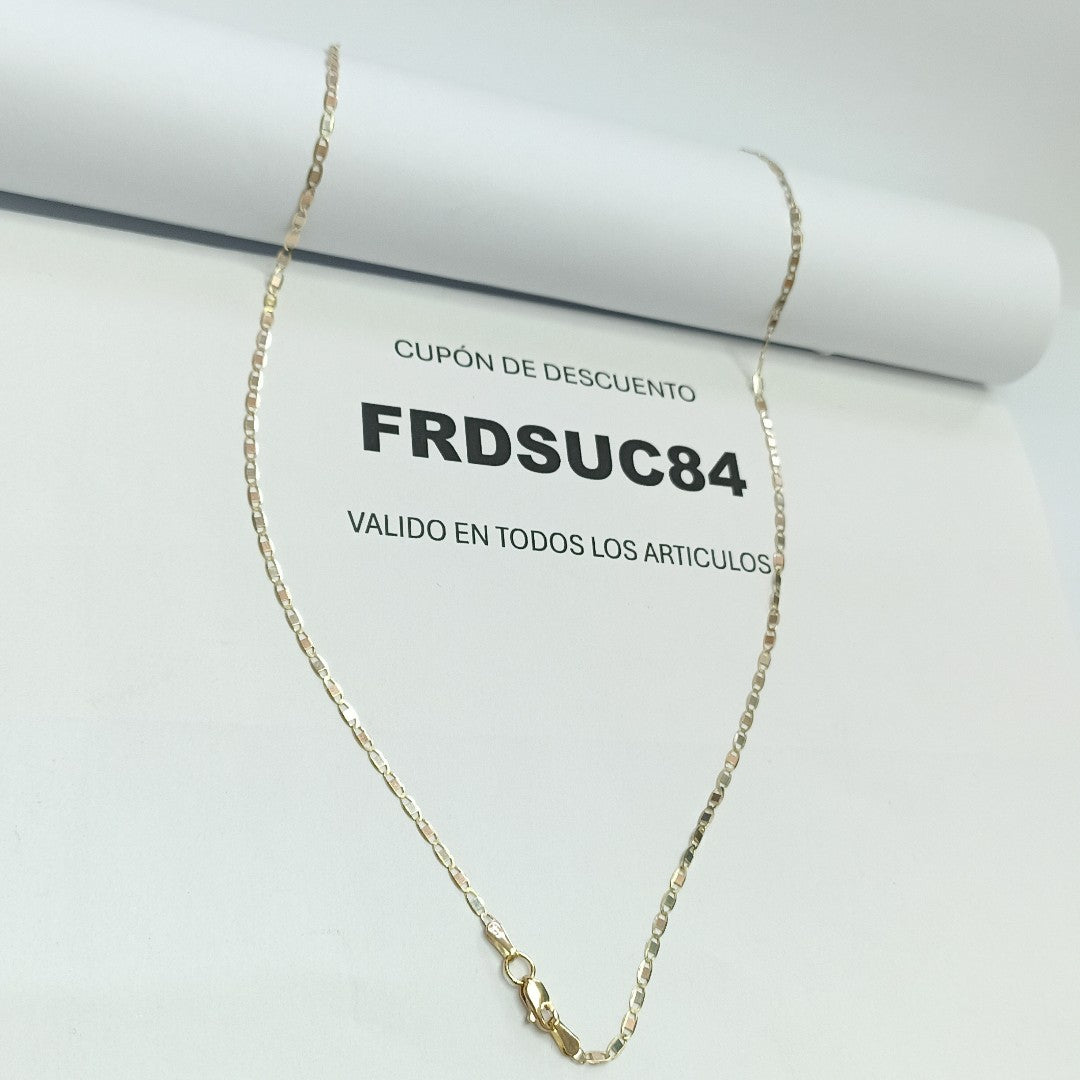 CADENA GUCHI 14K 50 CM 3 GR (NUEVO)