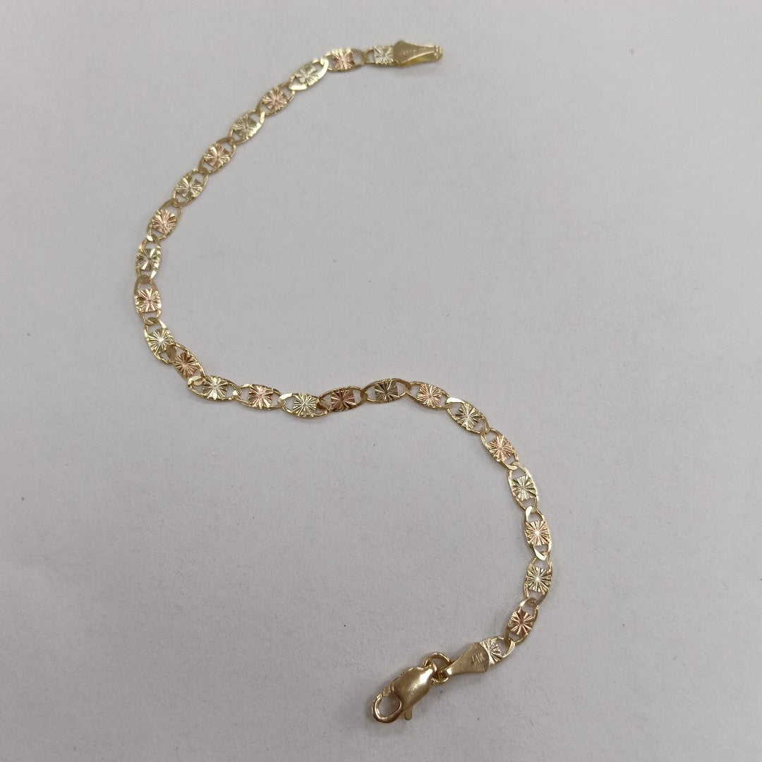 PULSERA GUCHI 14K 18 CM 2.8 GR (NUEVO)
