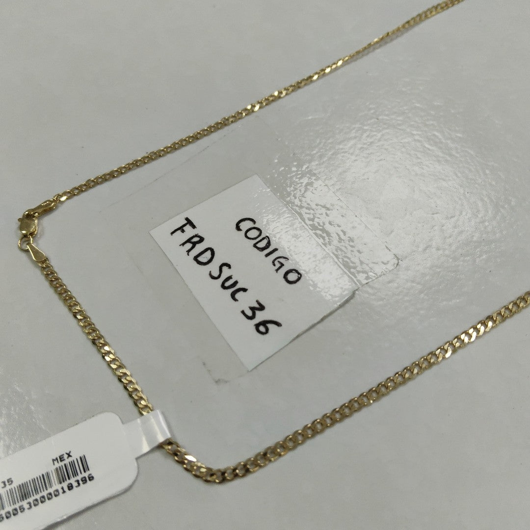CADENA BARBADA 14K 55 CM 6 GR (NUEVO)