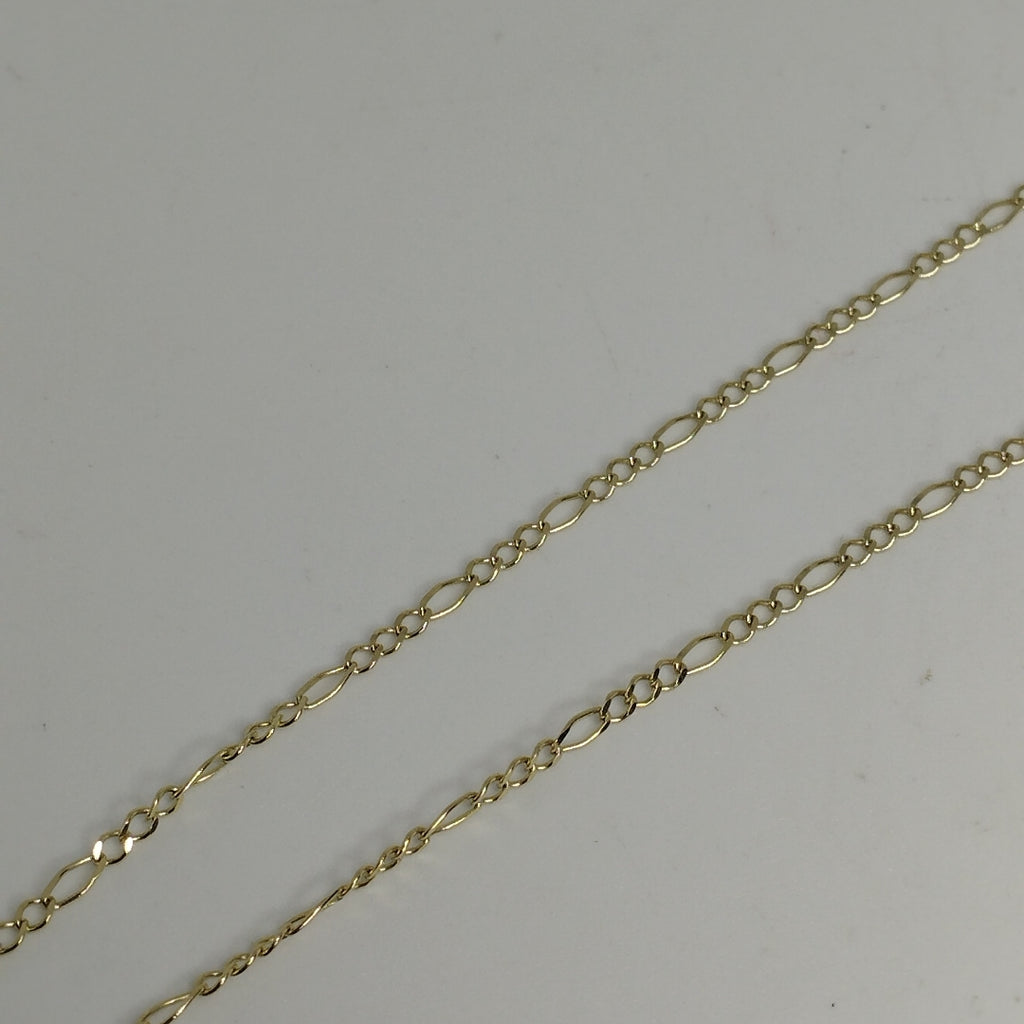 CADENAS TEJIDO 3X1 ORO 10K 55 CM 2.1 GR (NUEVO)