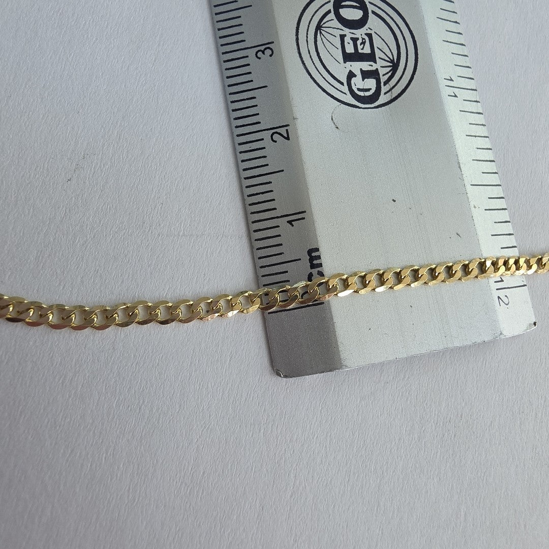 PULSERA BARBADA 14K 21 CM 2.3 GR (NUEVO)