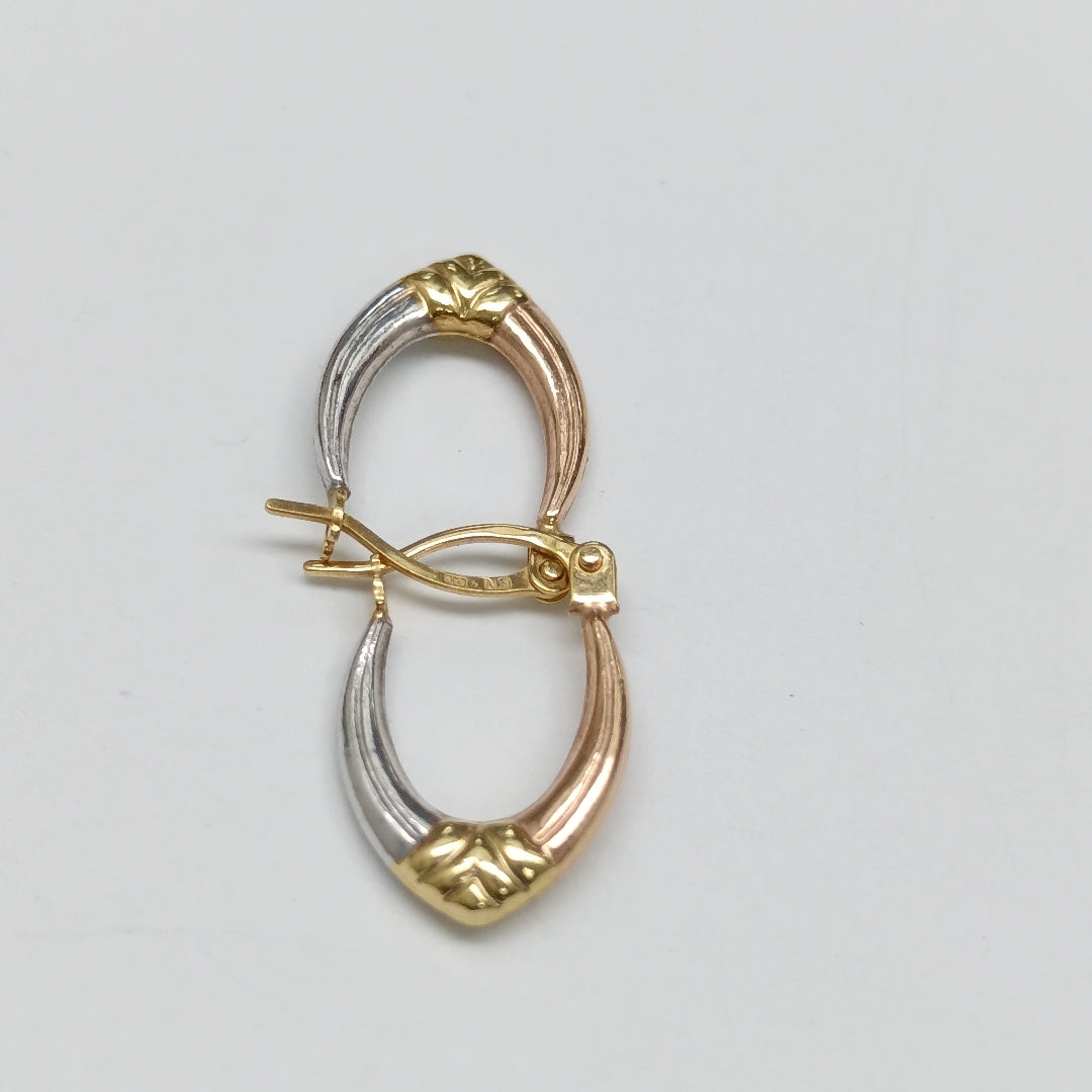 ARRACADAS PAR ORO 14 K 0.5 GRMS (SEMINUEVO)