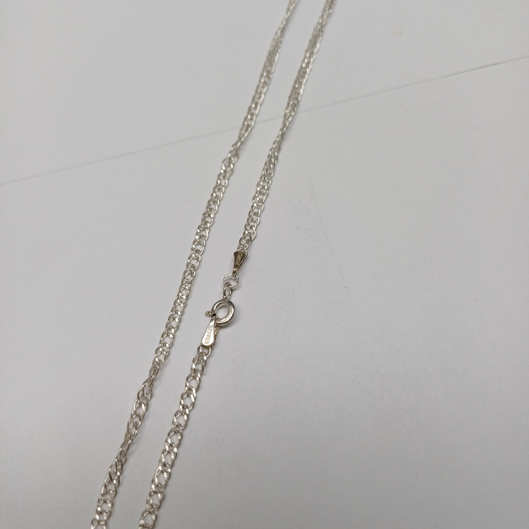 CADENA DOBLE ESLABON PLATA .925 50 CM 3.83 GR (NUEVO)