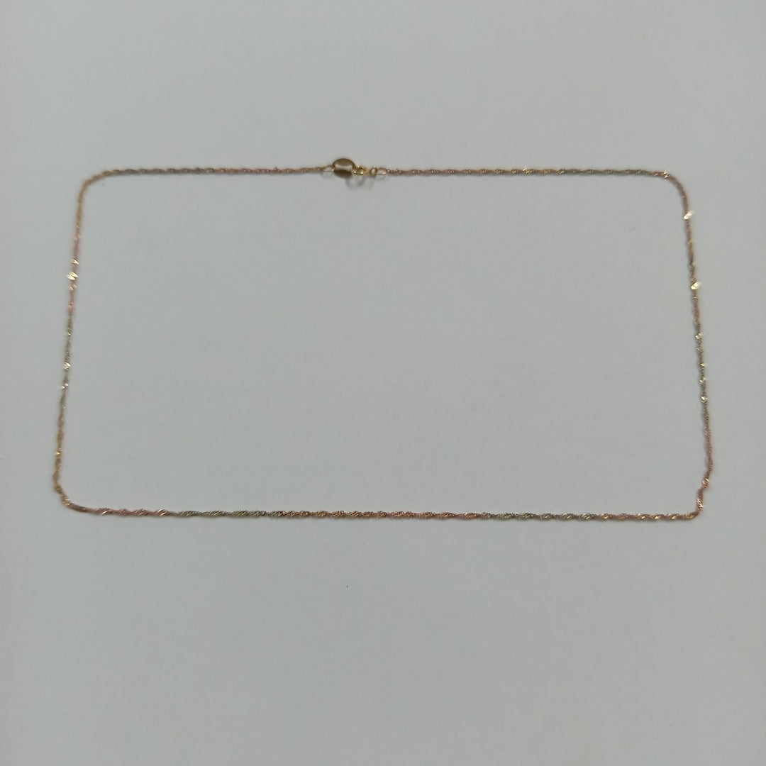 CADENA ORO 10 K 0,80 GRMS (SEMINUEVO)