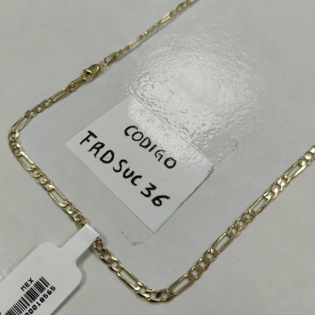 CADENA 3X1 14K 55 CM 7.3 GR (NUEVO)
