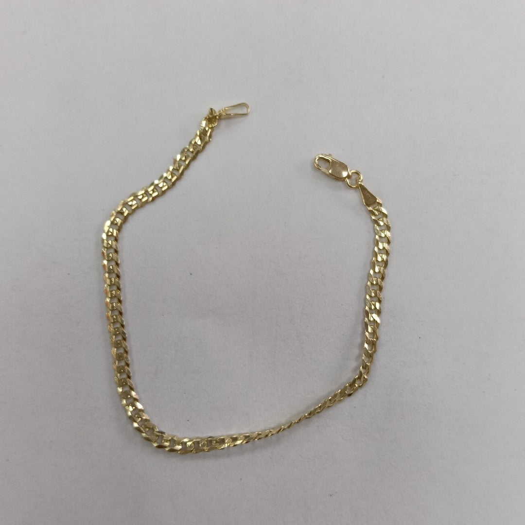 PULSERA BARBADA 14K 18 CM 3.2 GR (NUEVO)