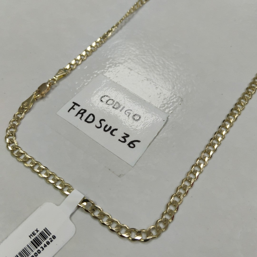 CADENA BARBADA 14K 55 CM 12.6 GR (NUEVO)