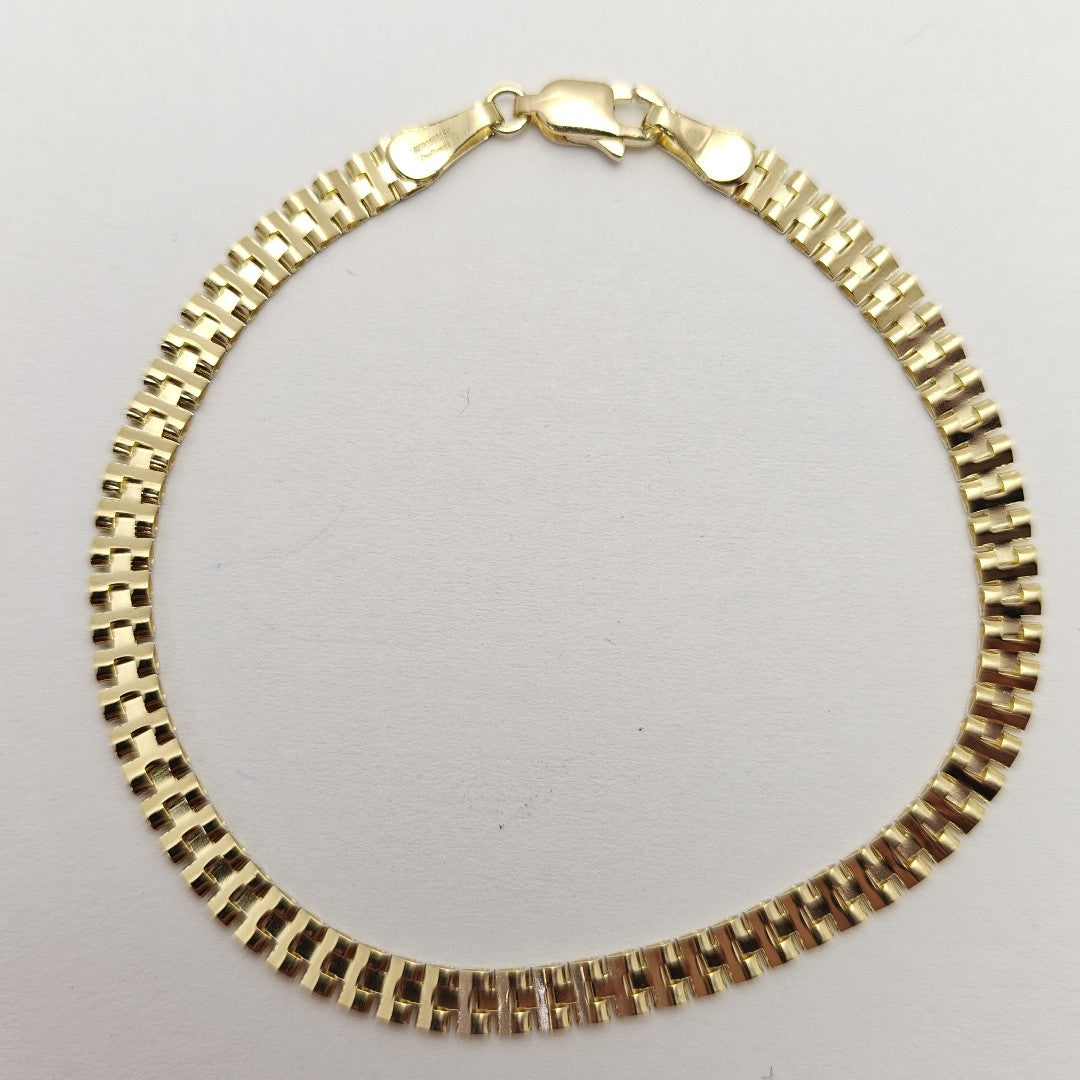 PULSERA ESPECIAL 14K 18 CM 4.2 GR (NUEVO)