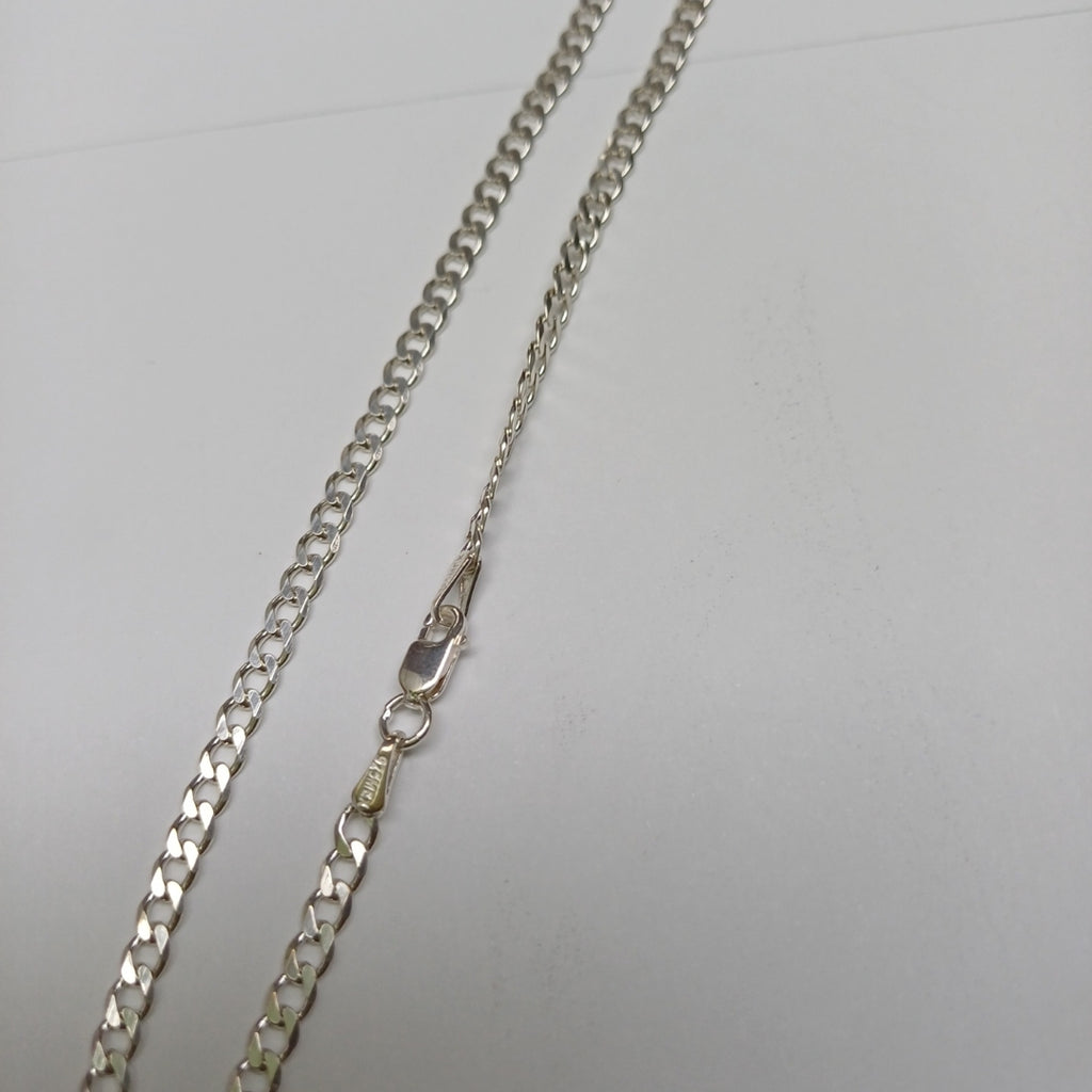 CADENA BARBADA PLATA .925 50 CM 7.02 GR (NUEVO)
