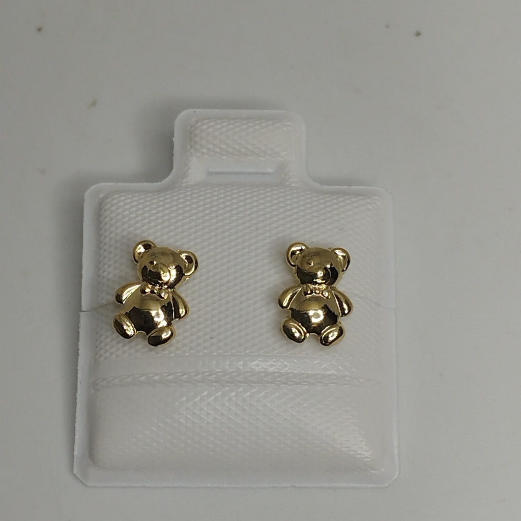 BROQUELES BROQUEL FIG OSO 14K 0.2592 GR (NUEVO)