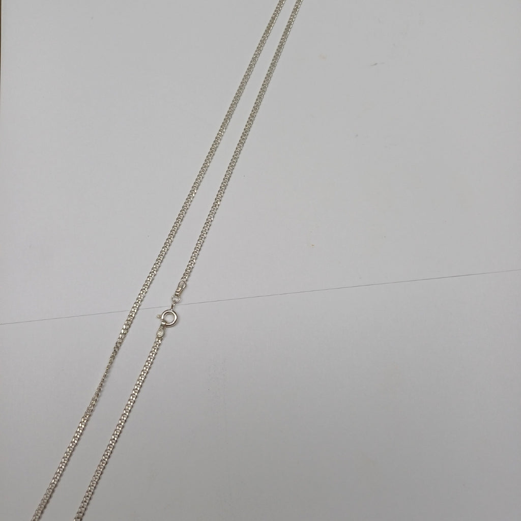 CADENA BARBADA PLATA .925 60 CM 6.53 GR (NUEVO)