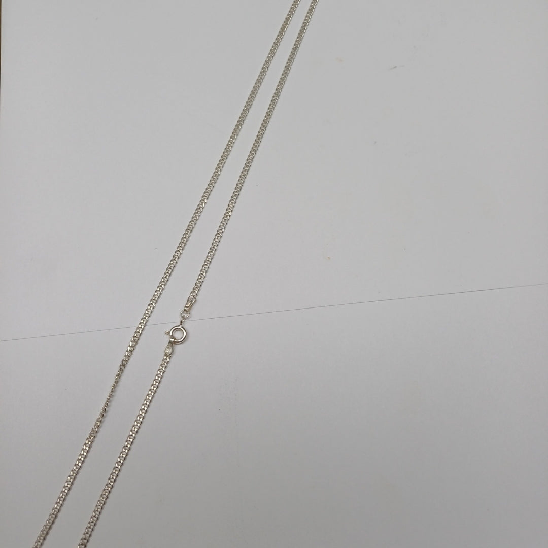 CADENA BARBADA PLATA .925 60 CM 6.53 GR (NUEVO)