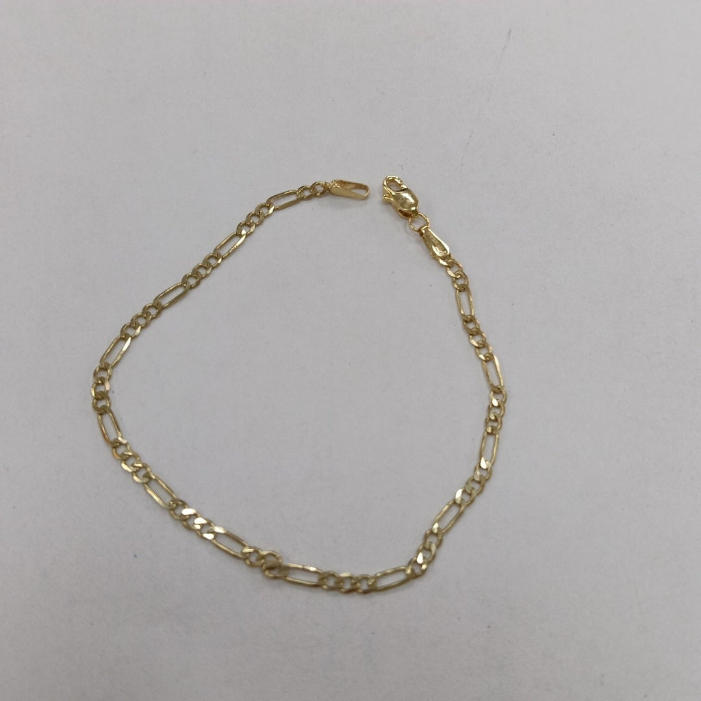 PULSERA TEJIDO 3X1 14K 18 CM 2 GR (NUEVO)