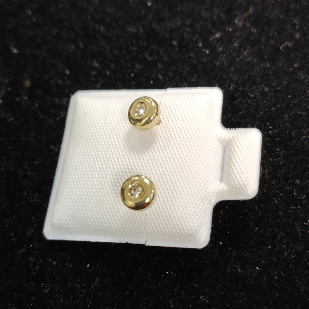 BROQUELES BROQUEL C CIRCONIA 14K 0.27 GR (NUEVO)