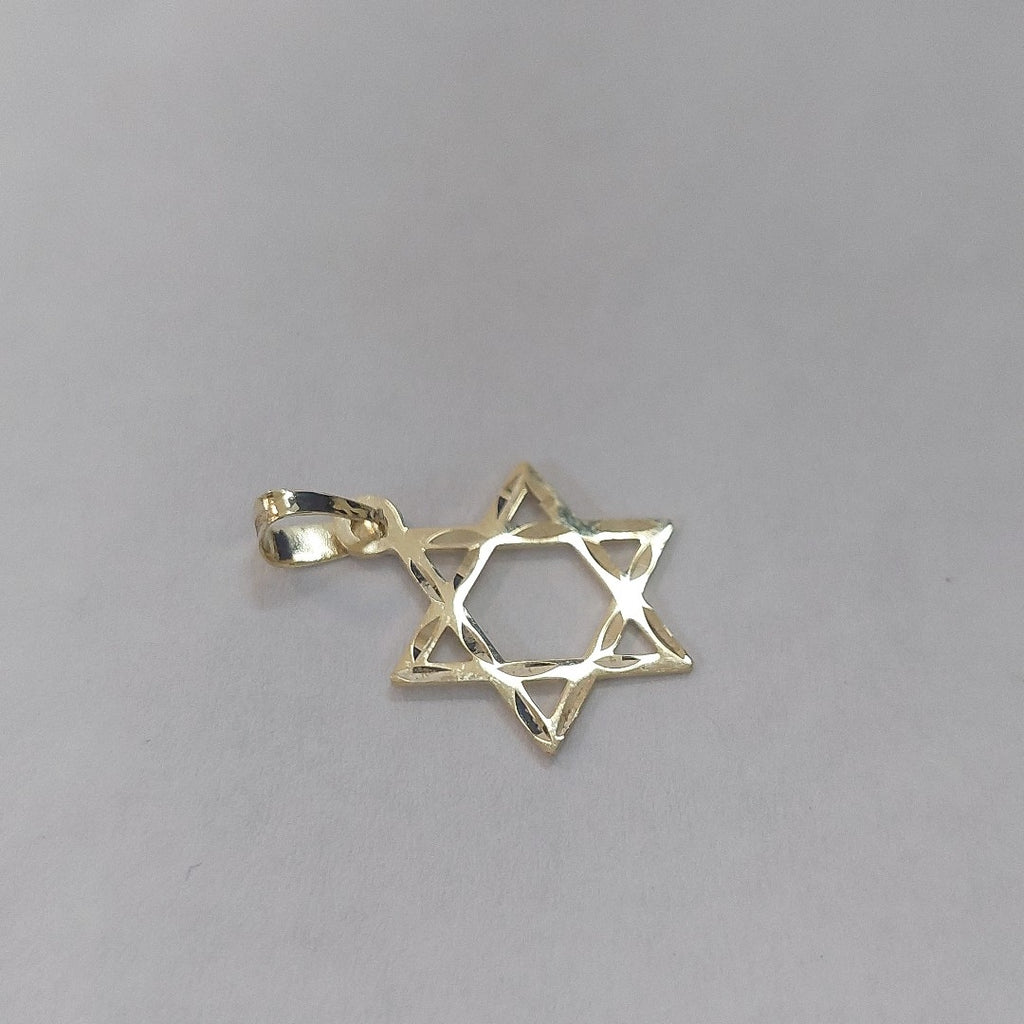 DIJE TEJIDO ESTRELLA DE DAVID 14K 0.5 GR (NUEVO)
