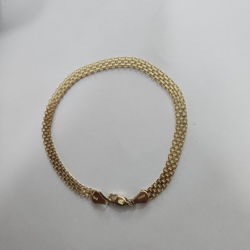 PULSERA ESPECIAL 14K 21 CM 5 GR (NUEVO)