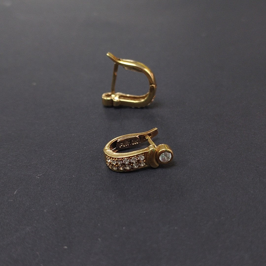 ARETES PAR ORO 10 K 3.8 GRMS (SEMINUEVO)
