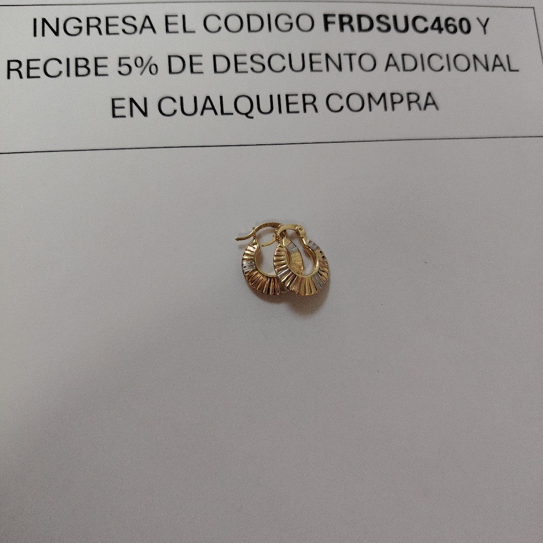 ARRACADAS ORO 10K 1.4 (NUEVO)