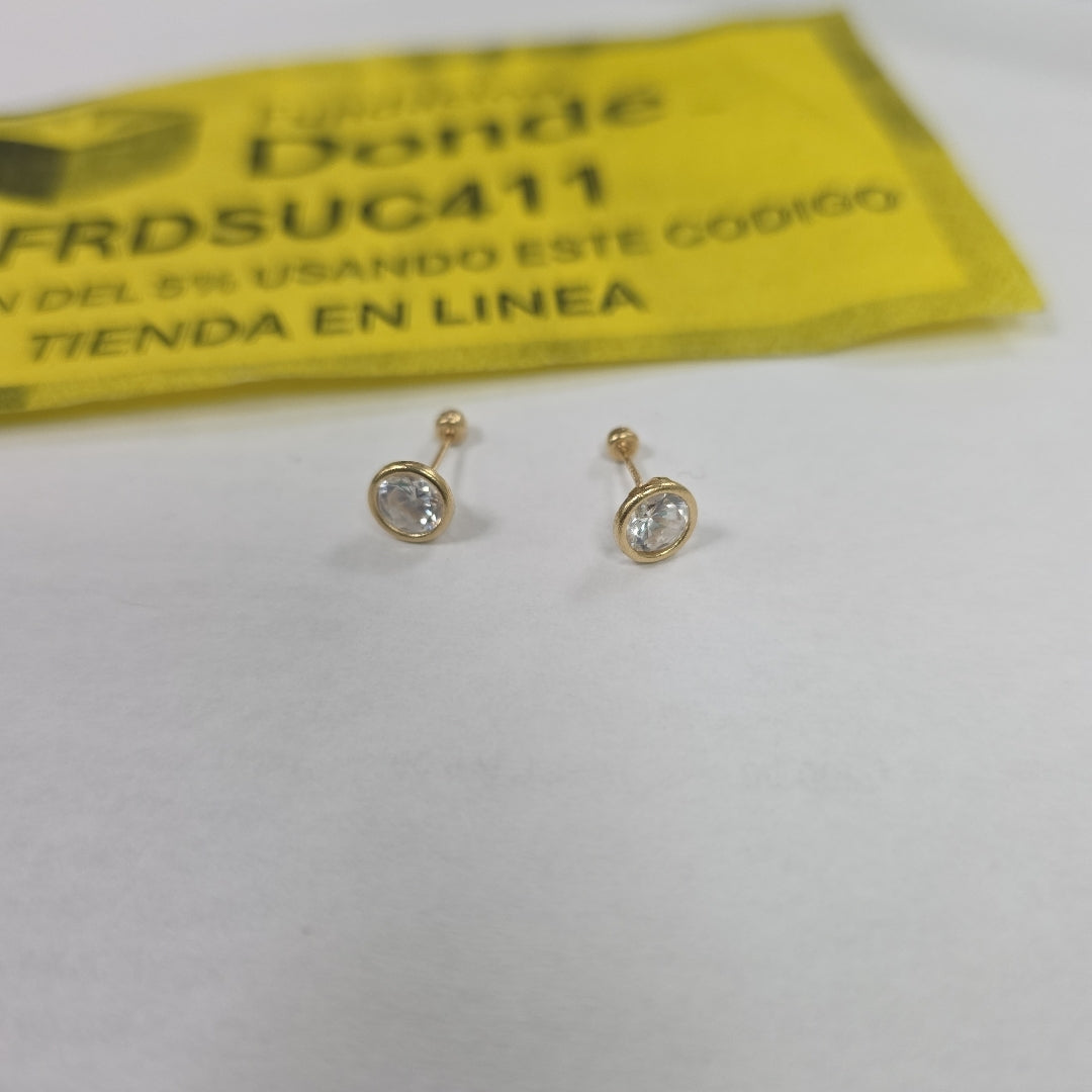BROQUELES PAR ORO 14 K 0.9 GRMS (SEMINUEVO)
