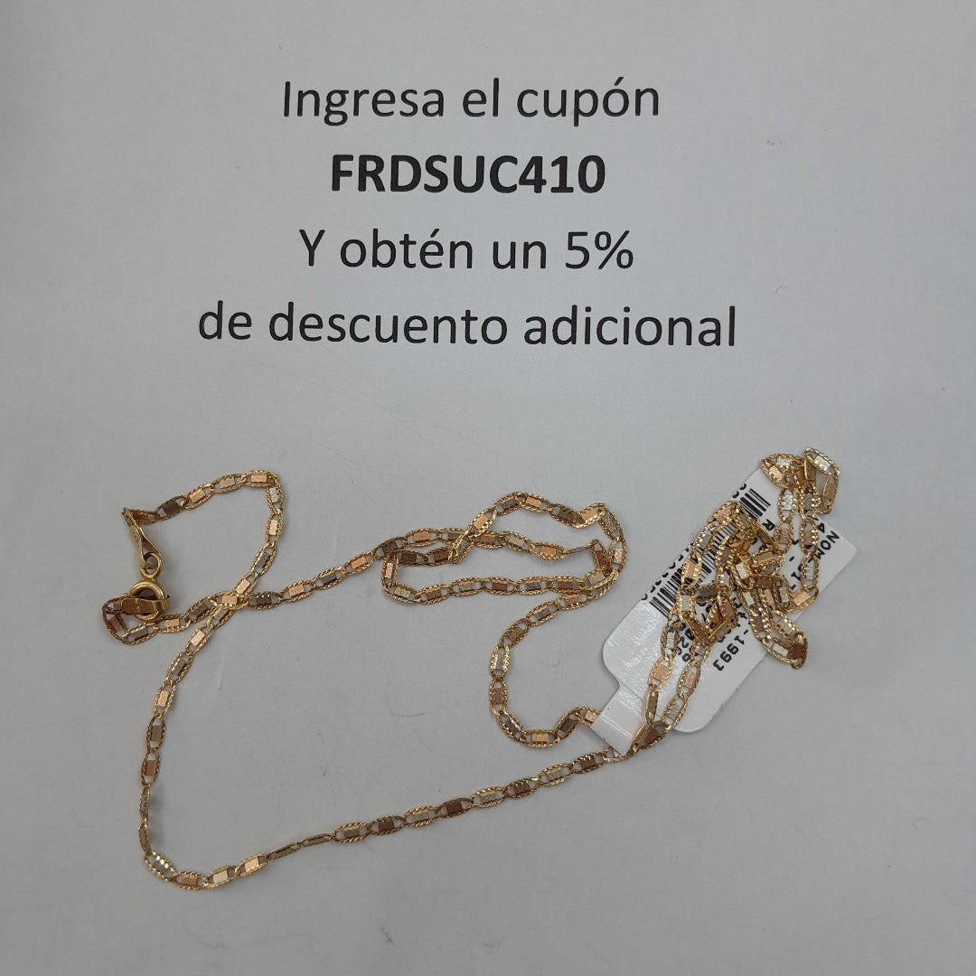 CADENA ORO 10 K 2,90 GRMS (SEMINUEVO)