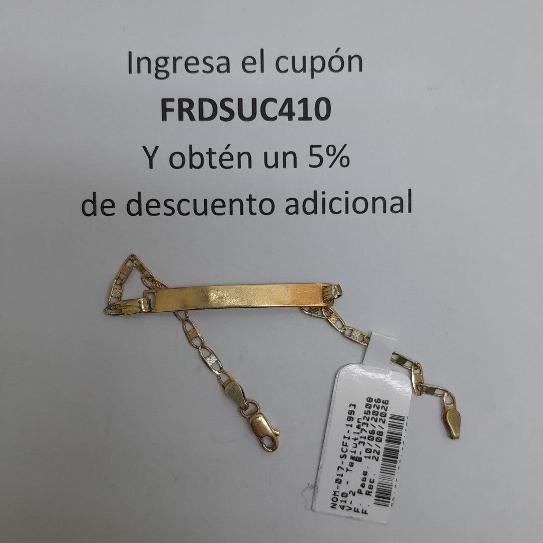 ESCLAVA ORO 10 K 2,80 GRMS (SEMINUEVO)