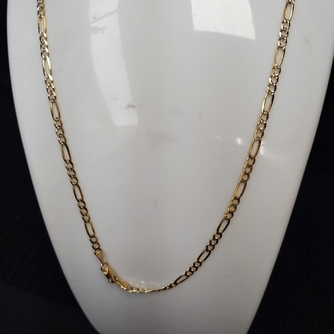 CADENAS 3X1 DIAMANTADA ORO 14K 55 CM 8.4 GR (NUEVO)