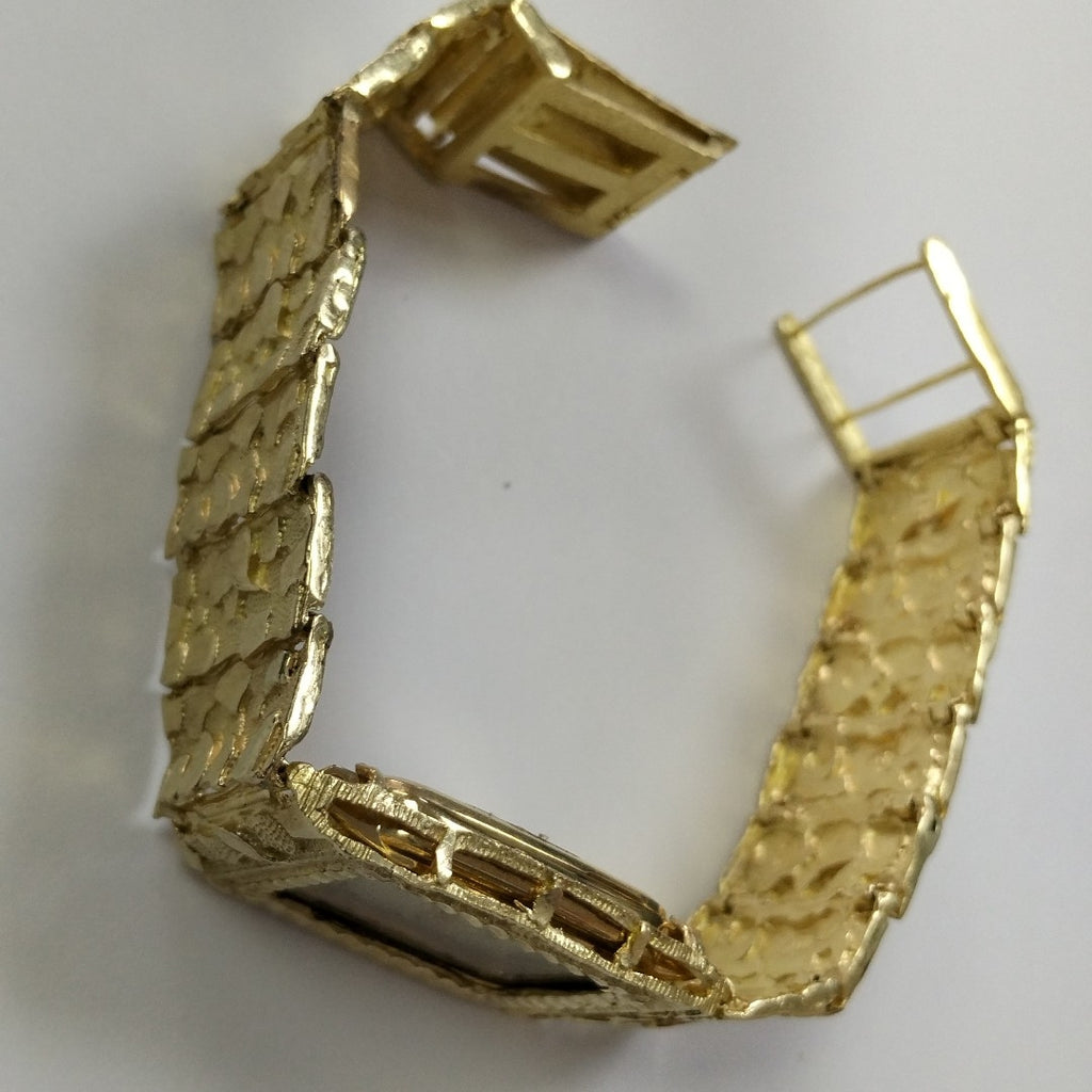 RELOJ CAJA ACERO PULSO ORO ORO 10 K 58.9 GRMS (SEMINUEVO)