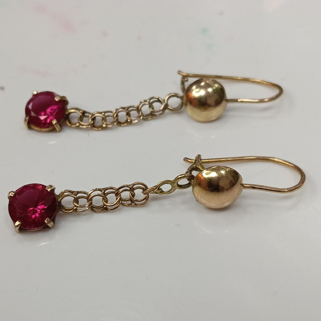 ARETES PAR ORO 8 K 2,50 GRMS (SEMINUEVO)
