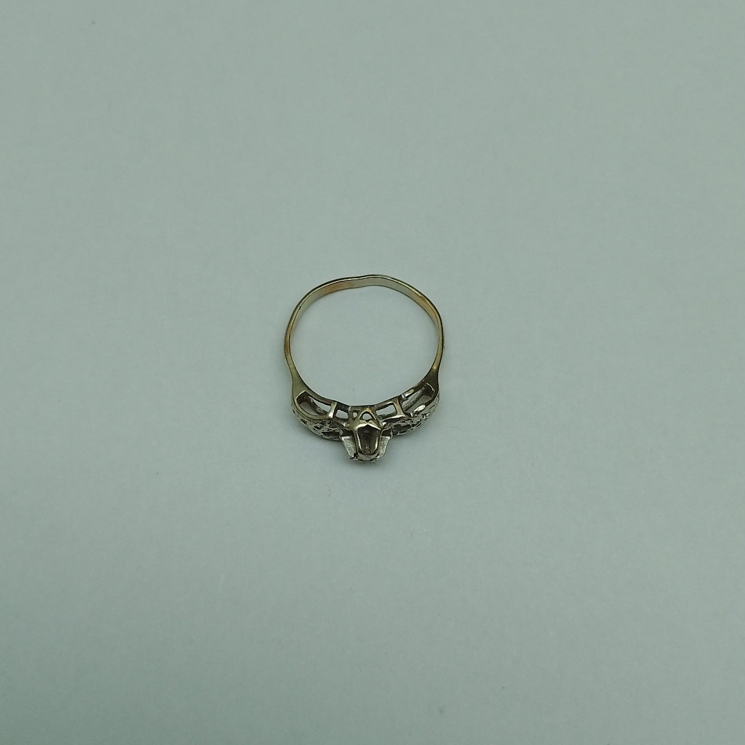 ANILLITO ORO, ORO BLANCO 14 K 2 GRMS (SEMINUEVO)