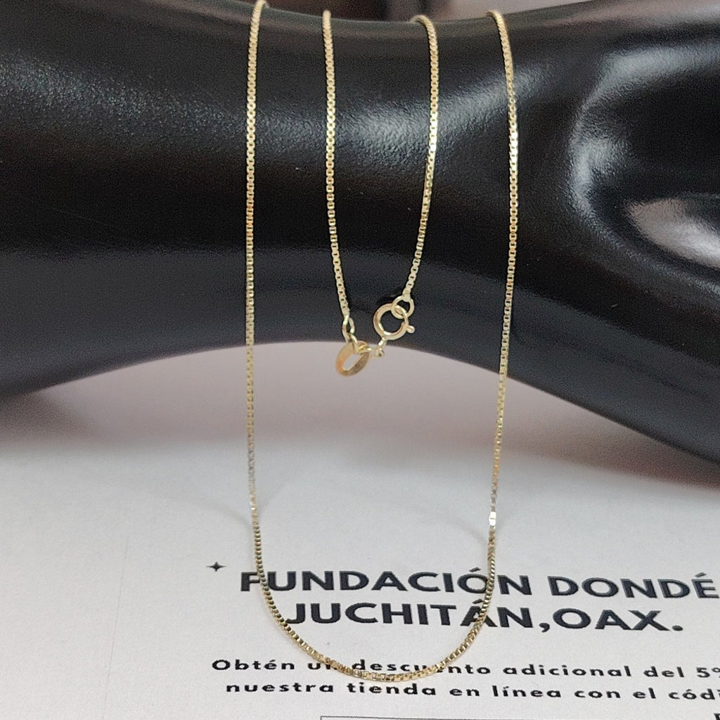CADENA VENECIANO 14K 55 CM 2.4 GR (NUEVO)