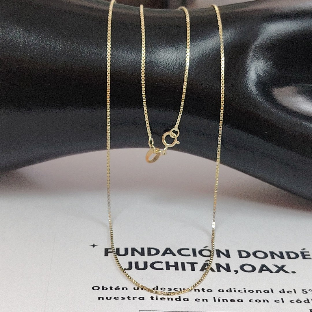 CADENA VENECIANO 14K 55 CM 2.4 GR (NUEVO)