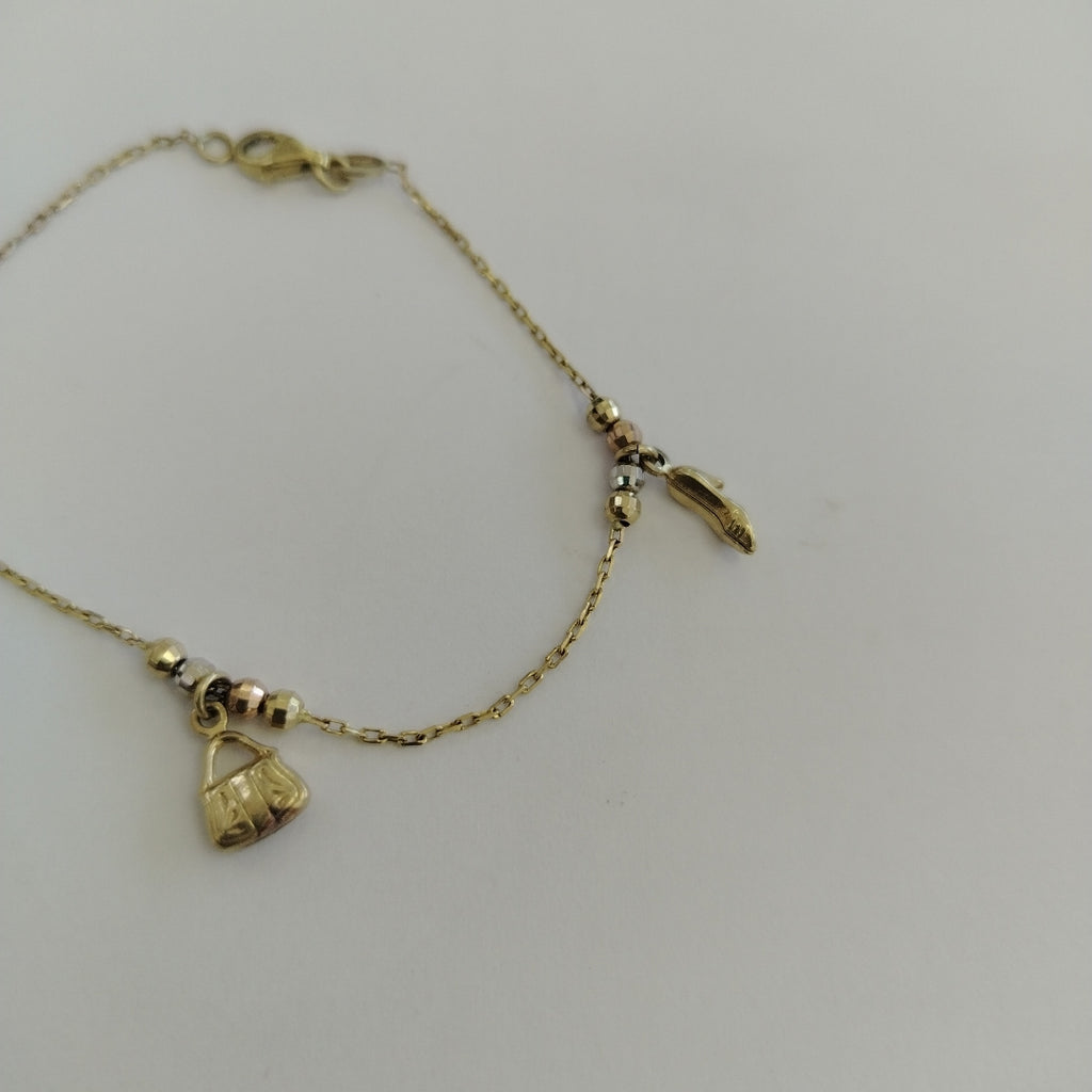 PULSERA ORO, ORO COMBINADO 10 K 2.5 GRMS (SEMINUEVO)